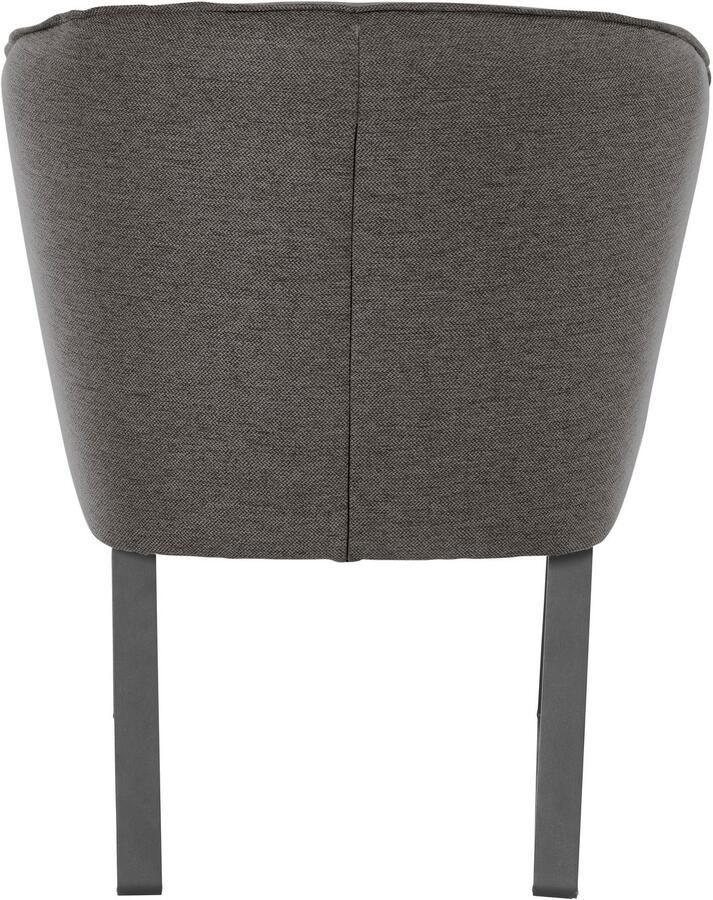 Exxpo sofa fashion Fauteuil Americano loungestoel met bies en metalen poten verschillende typen bekleding 1 stuk - Foto 4