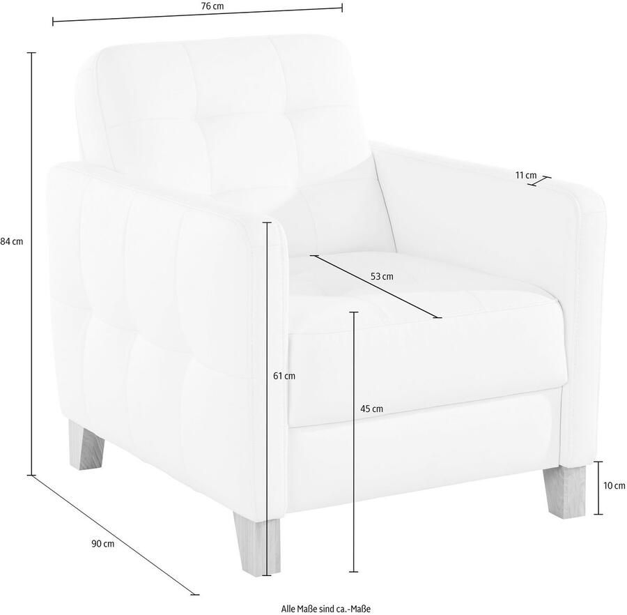 Exxpo sofa fashion Fauteuil Elio loungesessel verfijnde detailverwerking comfortabel en modern