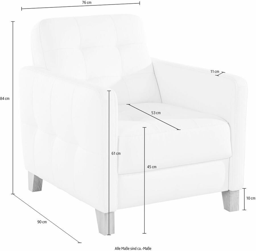 Exxpo sofa fashion Fauteuil Elio loungesessel verfijnde detailverwerking comfortabel en modern - Foto 1