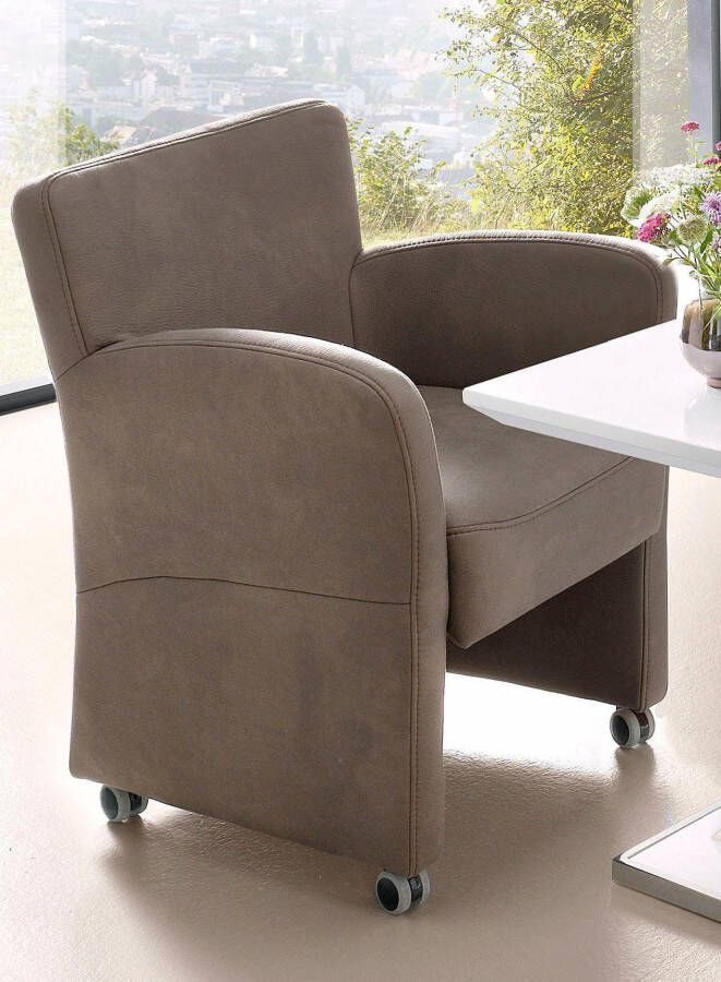 Exxpo sofa fashion Fauteuil Intenso loungesessel modern keuze uit leer of textiel hoge bodemvrijheid vrij in de ruimte te plaatsen hoog zitcomfort - Foto 10