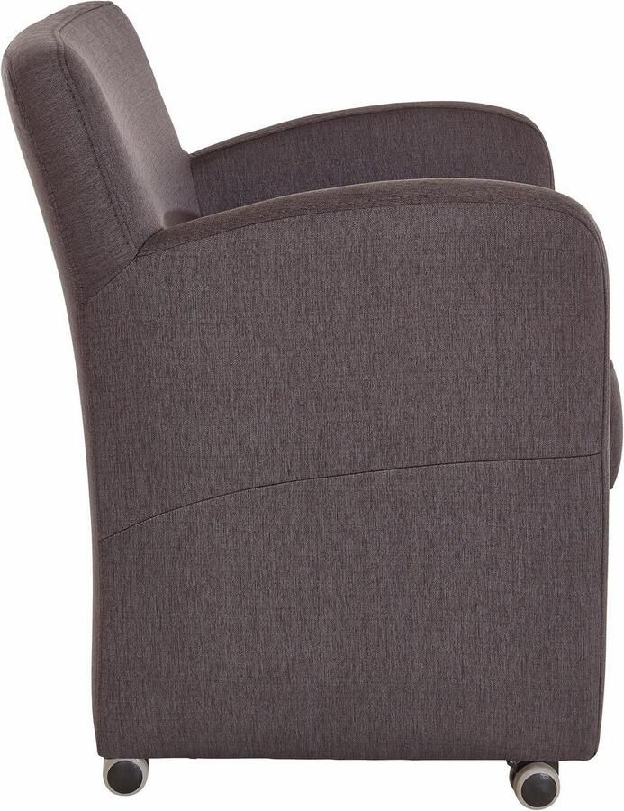 Exxpo sofa fashion Fauteuil Intenso loungesessel modern keuze uit leer of textiel hoge bodemvrijheid vrij in de ruimte te plaatsen hoog zitcomfort - Foto 6