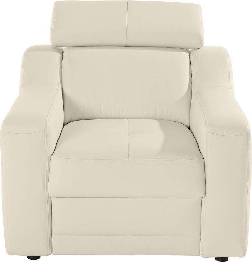 Exxpo sofa fashion Fauteuil Lotos loungestoel met verstelbare hoofdsteun resp. rugleuning (set) - Foto 3