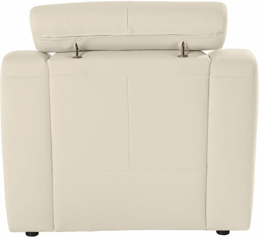 Exxpo sofa fashion Fauteuil Lotos loungestoel met verstelbare hoofdsteun resp. rugleuning (set) - Foto 4