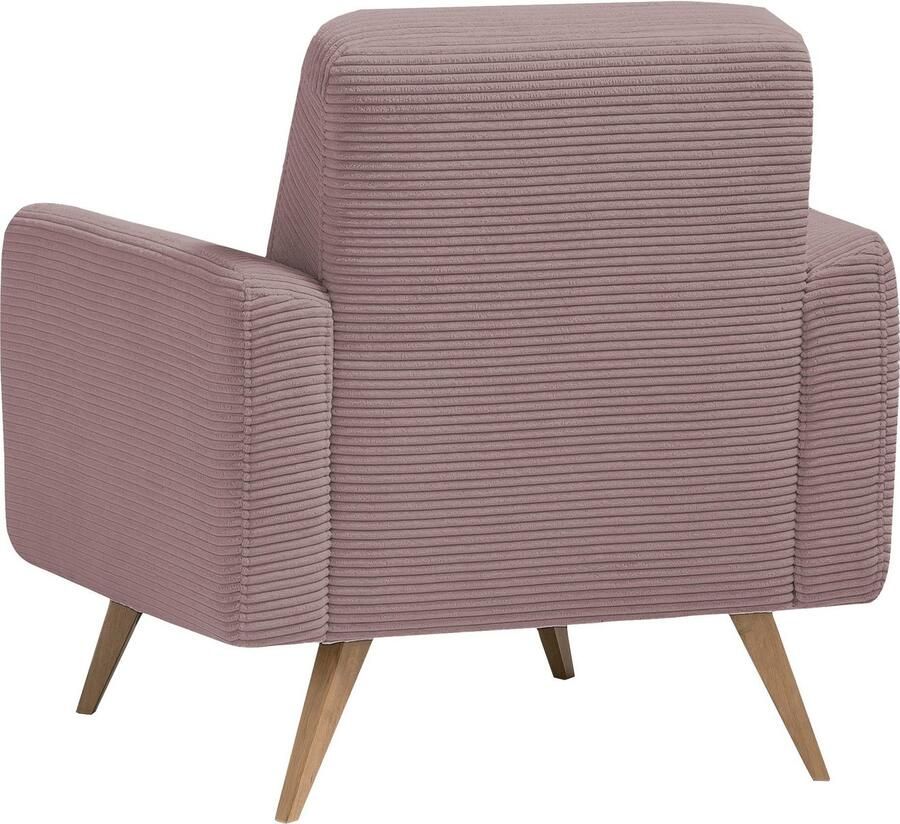 Exxpo sofa fashion Fauteuil Samso loungestoel elegant en comfortabel actuele cord bekleding - Foto 3