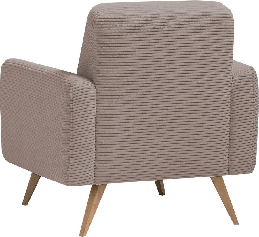 Exxpo sofa fashion Fauteuil Samso loungestoel elegant en comfortabel actuele cord bekleding - Foto 3