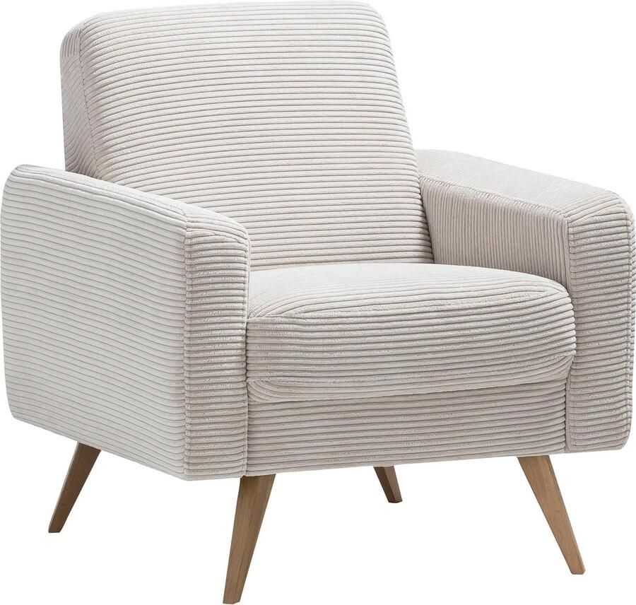 Exxpo sofa fashion Fauteuil Samso loungestoel elegant en comfortabel actuele cord bekleding - Foto 2