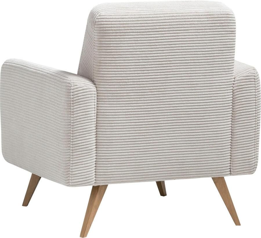Exxpo sofa fashion Fauteuil Samso loungestoel elegant en comfortabel actuele cord bekleding - Foto 3