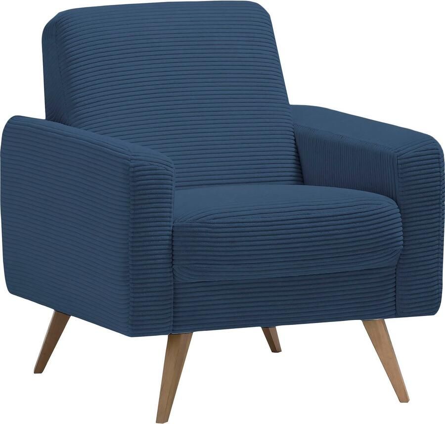 Exxpo sofa fashion Fauteuil Samso loungestoel elegant en comfortabel actuele cord bekleding - Foto 2