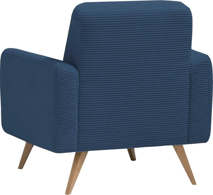 Exxpo sofa fashion Fauteuil Samso loungestoel elegant en comfortabel actuele cord bekleding - Foto 3