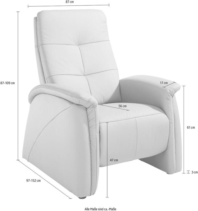 Exxpo sofa fashion Fauteuil Tivoli hoge rugleuningstoel relaxstoel bioscoopstoel comfortabel (set)