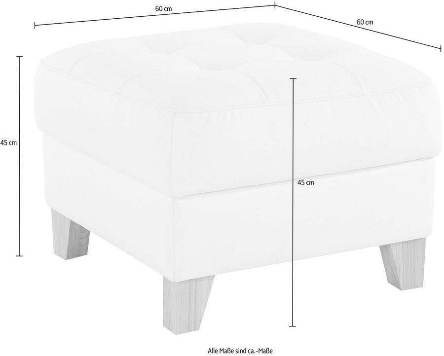 Exxpo sofa fashion Hocker Elio comfortabel zitcomfort en verfijnde detailverwerking - Foto 1