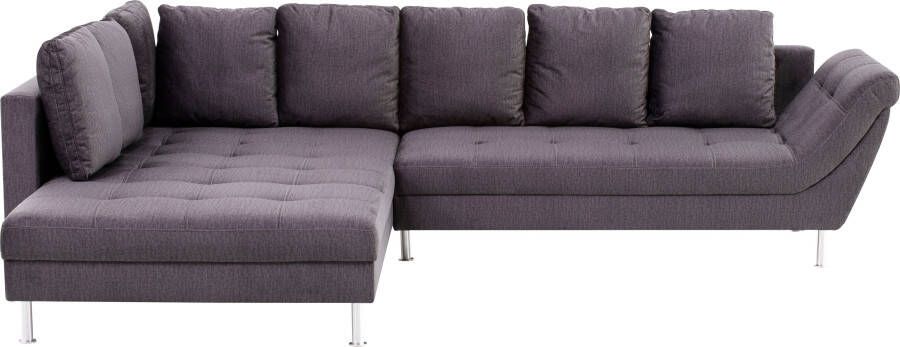 Exxpo sofa fashion Hoekbank Laconi L-Form Hoogwaardige afwerking inclusief rugkussens - Foto 5