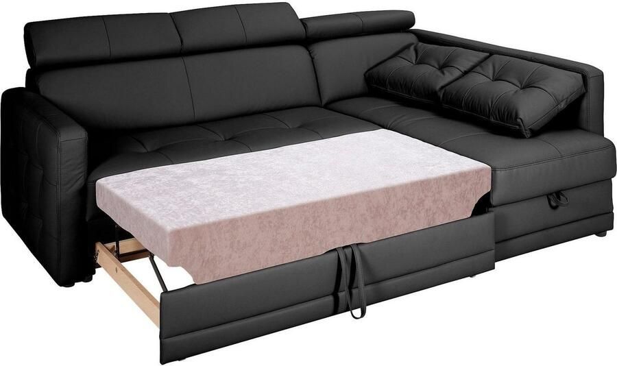 Exxpo sofa fashion Hoekbank Arles veerkern OTTOs Choice tijdloos breedte 225 cm L-vorm keuze met bedfunctie en bedlade inclusief hoofdeinde-verstelling - Foto 2