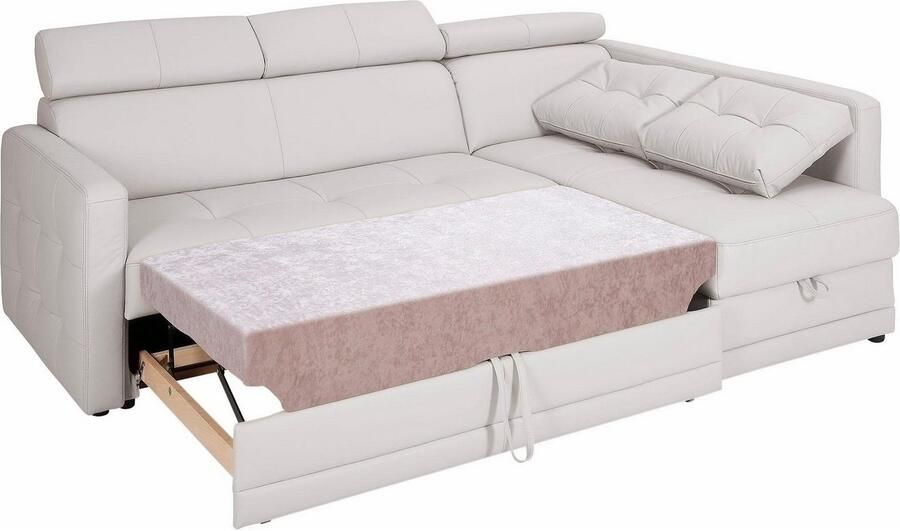 Exxpo sofa fashion Hoekbank Arles veerkern OTTOs Choice tijdloos breedte 225 cm L-vorm keuze met bedfunctie en bedlade inclusief hoofdeinde-verstelling - Foto 2
