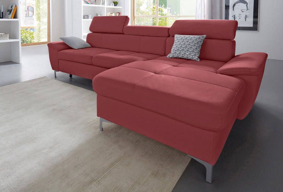 exxpo sofa fashion Hoekbank Azzano naar keuze met slaapfunctie en bedkist