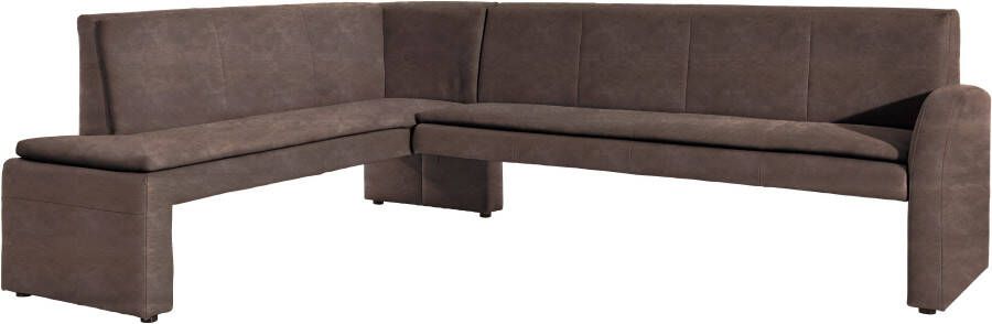Exxpo sofa fashion Hoekbank Cortado elegant en modern met hoog zitcomfort hoge bodemvrijheid mooie detailverwerking optioneel leren bekleding - Foto 4