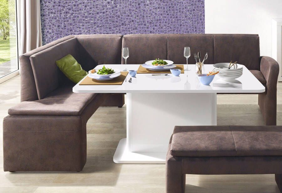 Exxpo sofa fashion Hoekbank Cortado elegant en modern met hoog zitcomfort hoge bodemvrijheid mooie detailverwerking optioneel leren bekleding - Foto 9