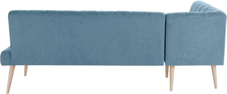 Exxpo sofa fashion Hoekbank Costa moderne rugstikking comfortabel en elegant hoge houten voet - Foto 5