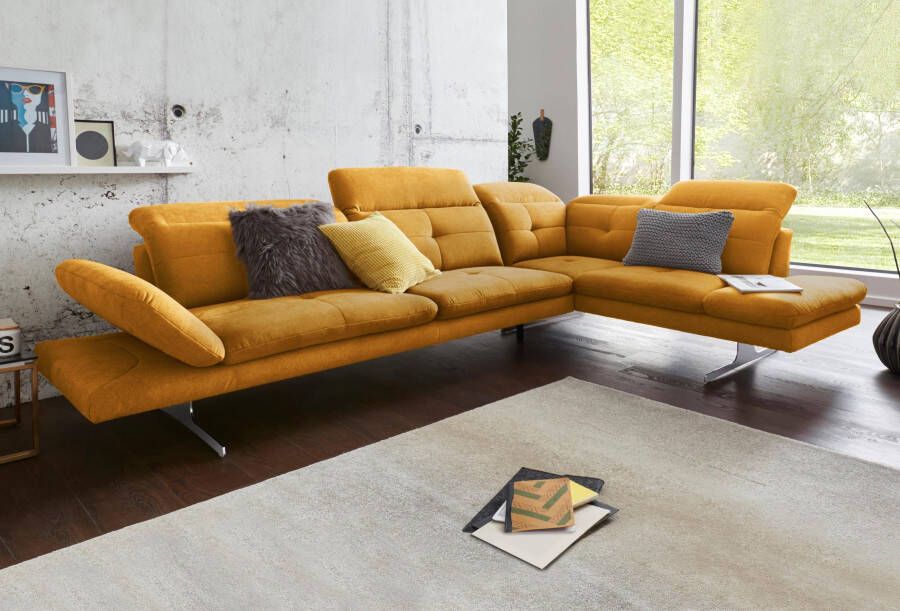 Exxpo sofa fashion Hoekbank DANA inclusief hoofd- resp. verstelbare rugleuning en verstelbare armleuning - Foto 6