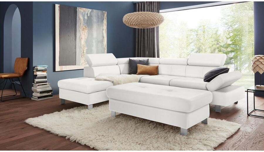 Exxpo sofa fashion Hoekbank Fiji L-vorm met verstelbare hoofdsteun resp. rugleuning naar keuze met slaapfunctie - Foto 3