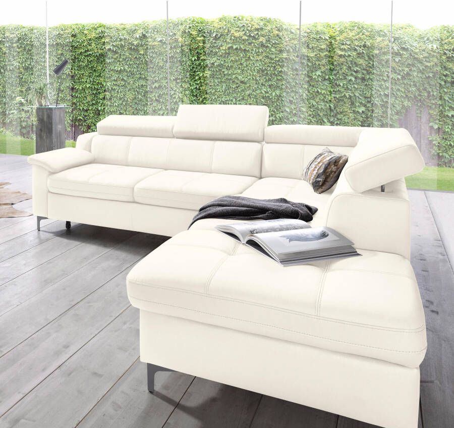 Exxpo sofa fashion Hoekbank Florenz L-vorm met verstelbare hoofdsteun naar keuze met slaapfunctie - Foto 10