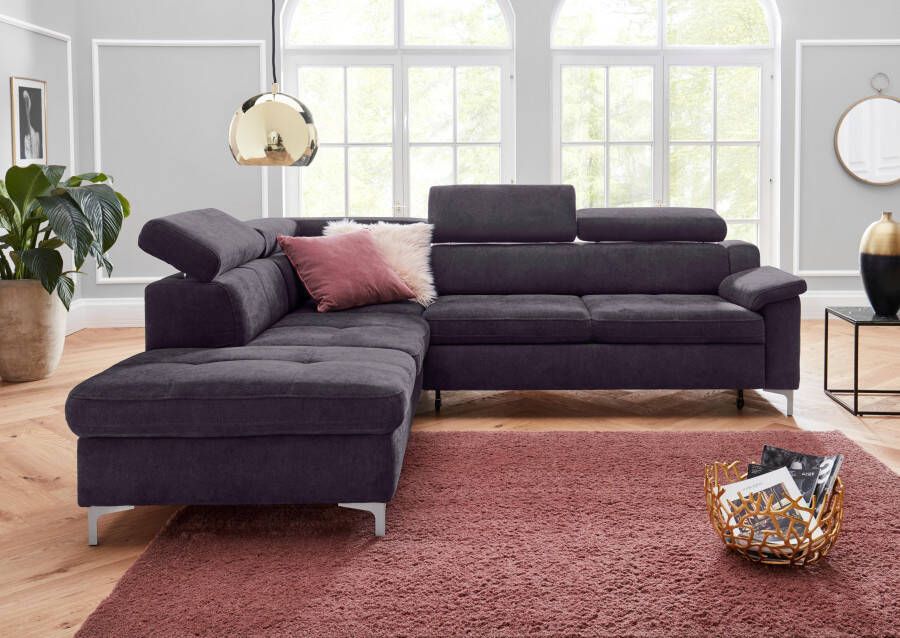 Exxpo sofa fashion Hoekbank Florenz L-vorm optioneel met slaapfunctie - Foto 12