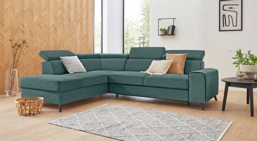 Exxpo sofa fashion Hoekbank Forza L-Form inclusief verstelbare hoofd- en rugleuning naar keuze met slaapfunctie - Foto 7