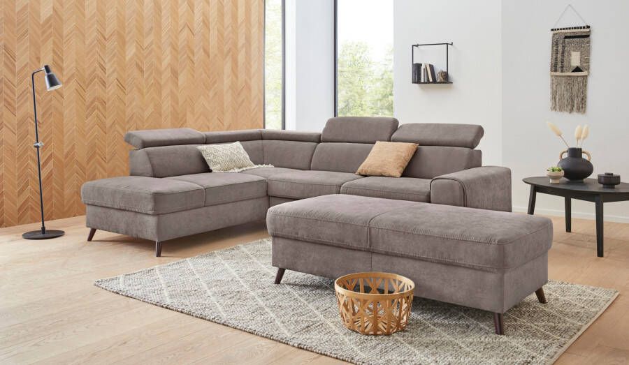 Exxpo sofa fashion Hoekbank Forza L-Form inclusief verstelbare hoofd- en rugleuning naar keuze met slaapfunctie - Foto 7