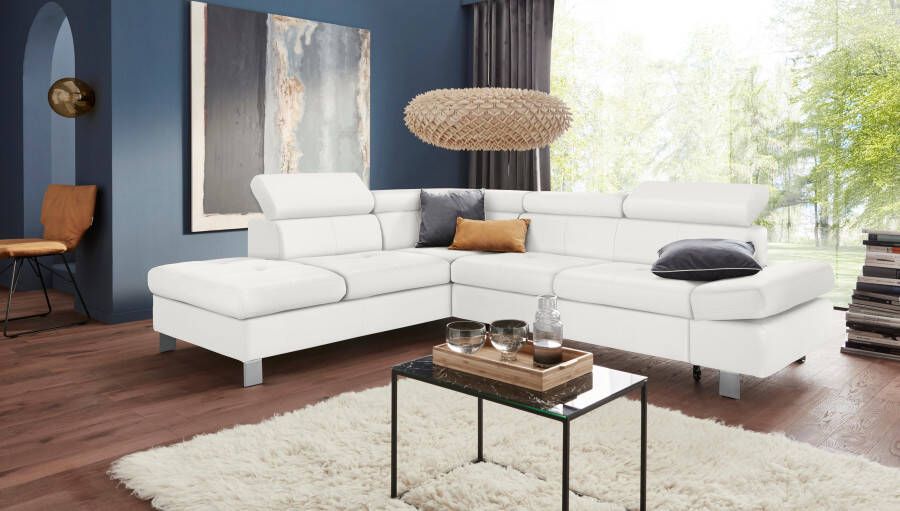 Exxpo sofa fashion Hoekbank Fiji L-vorm met verstelbare hoofdsteun resp. rugleuning naar keuze met slaapfunctie - Foto 12