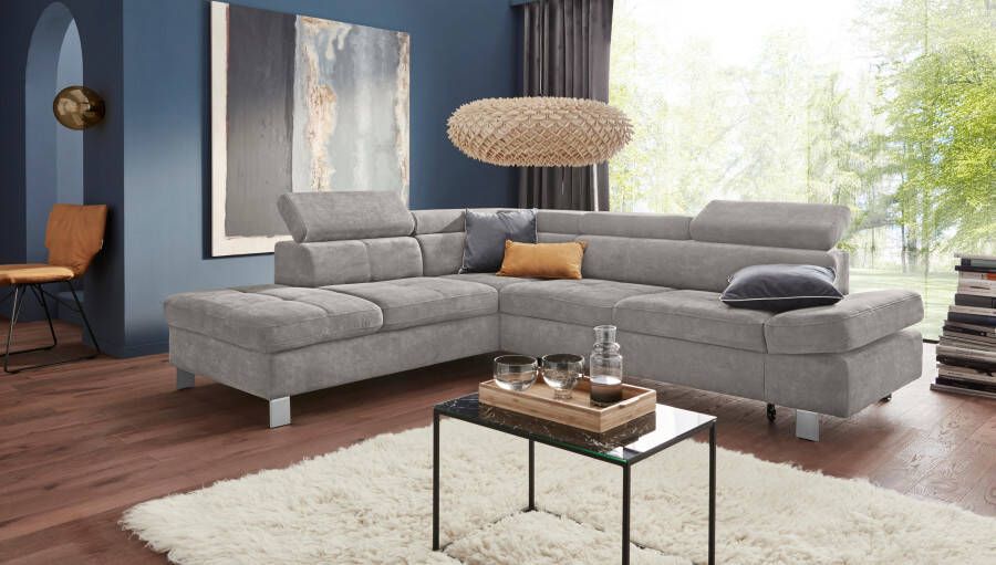 Exxpo sofa fashion Hoekbank met verstelbare hoofdsteun resp. rugleuning naar keuze met slaapfunctie - Foto 2