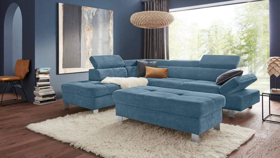 Exxpo sofa fashion Hoekbank Fiji L-vorm met verstelbare hoofdsteun resp. rugleuning naar keuze met slaapfunctie - Foto 8