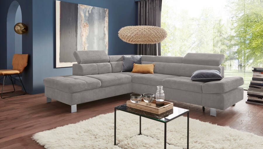 Exxpo sofa fashion Hoekbank Fiji L-vorm met verstelbare hoofdsteun resp. rugleuning naar keuze met slaapfunctie - Foto 7