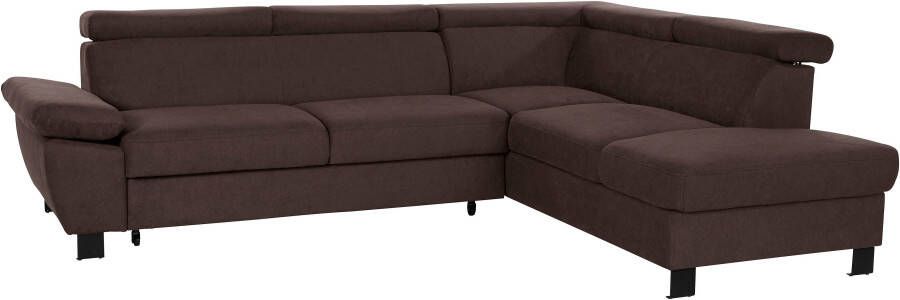 Exxpo sofa fashion Hoekbank Olo met verstelbare hoofdsteun naar keuze met slaapfunctie en bedkist - Foto 1