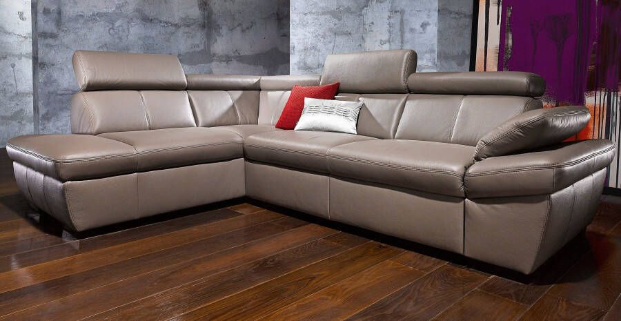 Exxpo sofa fashion Hoekbank Salerno inclusief verstelbare hoofdsteun en verstelbare armleuning naar keuze met slaapfunctie - Foto 9