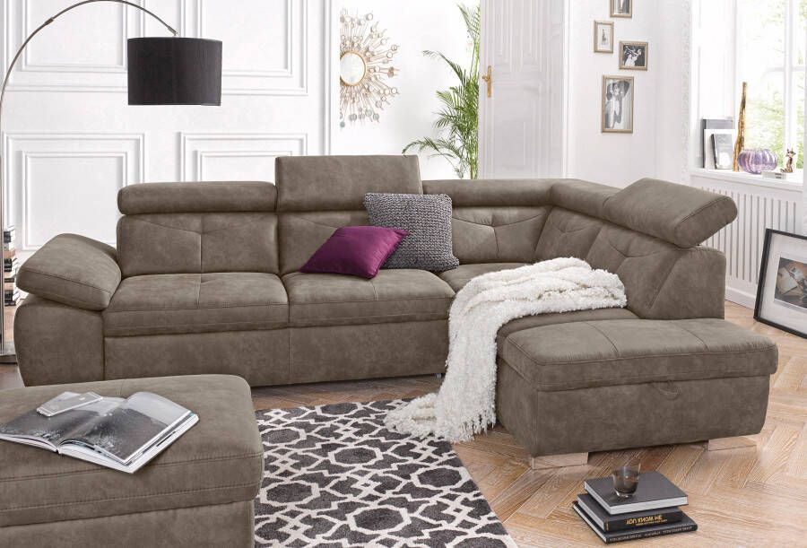 Exxpo sofa fashion Hoekbank Spring super comfortabel en comfortabel met arm- en hoofdsteunfunctie - Foto 8