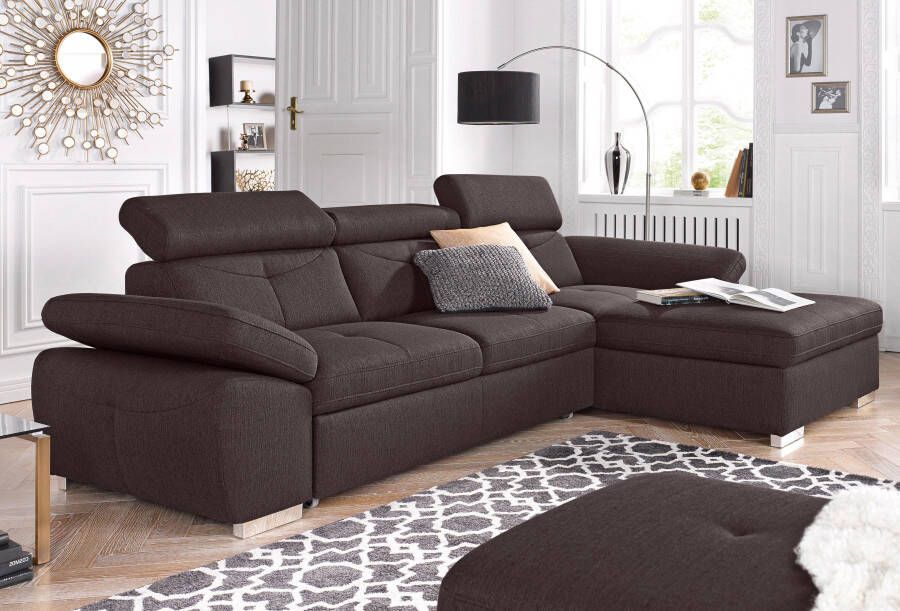 Exxpo sofa fashion Hoekbank Spring naar keuze met slaapfunctie en bedkist - Foto 8