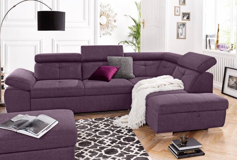 Exxpo sofa fashion Hoekbank Spring naar keuze met slaapfunctie en bedkist - Foto 8