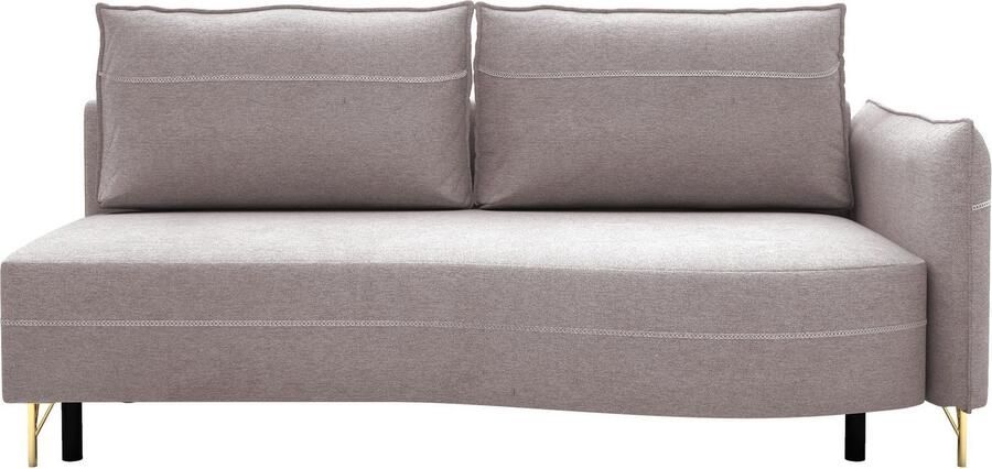 Exxpo sofa fashion Loungebank Ortis met geweldige contrastnaad solitair meubel comfortabel smalle armleuning - Foto 5