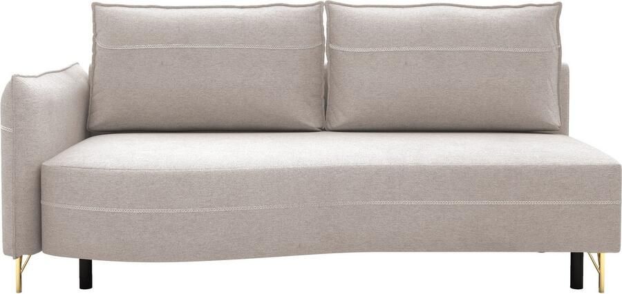 Exxpo sofa fashion Loungebank Ortis met geweldige contrastnaad solitair meubel comfortabel smalle armleuning - Foto 5