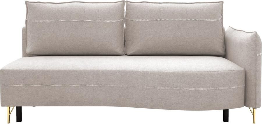Exxpo sofa fashion Loungebank Ortis met geweldige contrastnaad solitair meubel comfortabel smalle armleuning - Foto 5