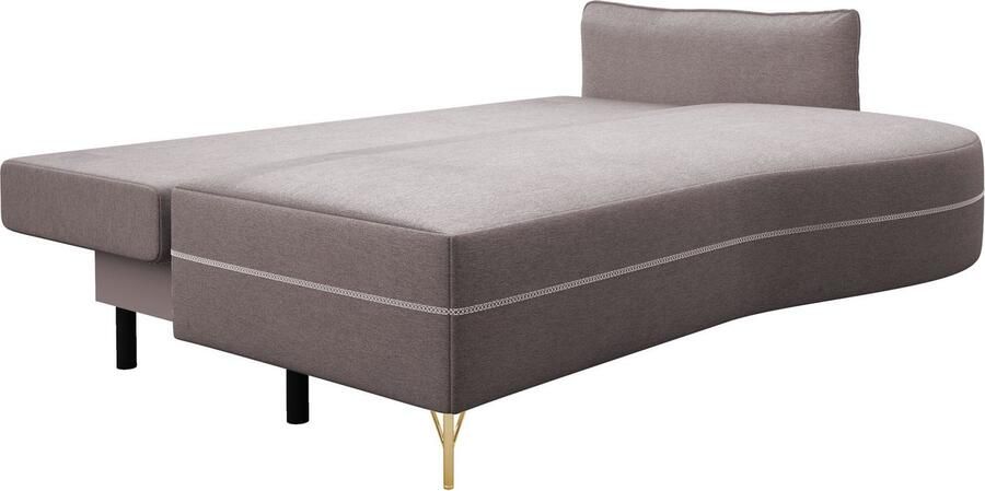 Exxpo sofa fashion Loungebank Ortis met geweldige contrastnaad solitair meubel comfortabel smalle armleuning - Foto 4
