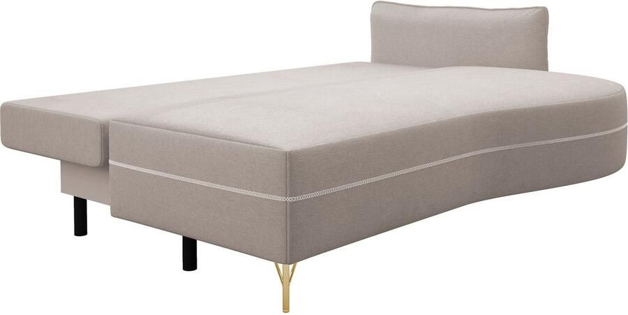 Exxpo sofa fashion Loungebank Ortis met geweldige contrastnaad solitair meubel comfortabel smalle armleuning - Foto 4