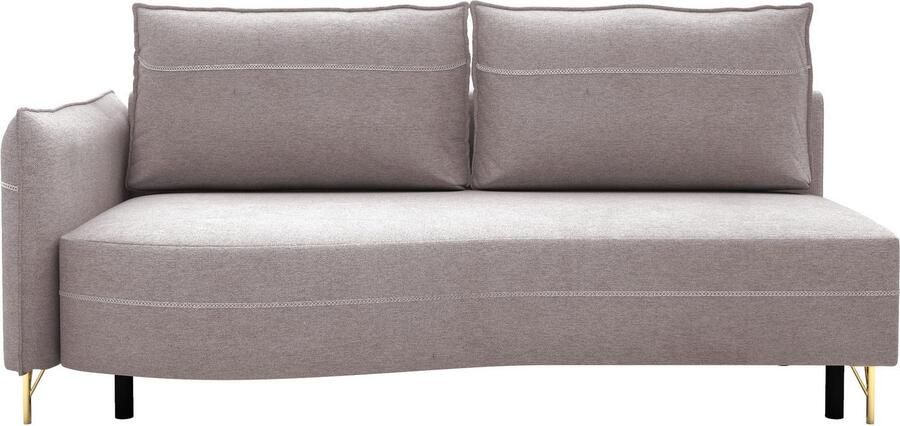 Exxpo sofa fashion Loungebank Ortis met geweldige contrastnaad solitair meubel comfortabel smalle armleuning - Foto 5