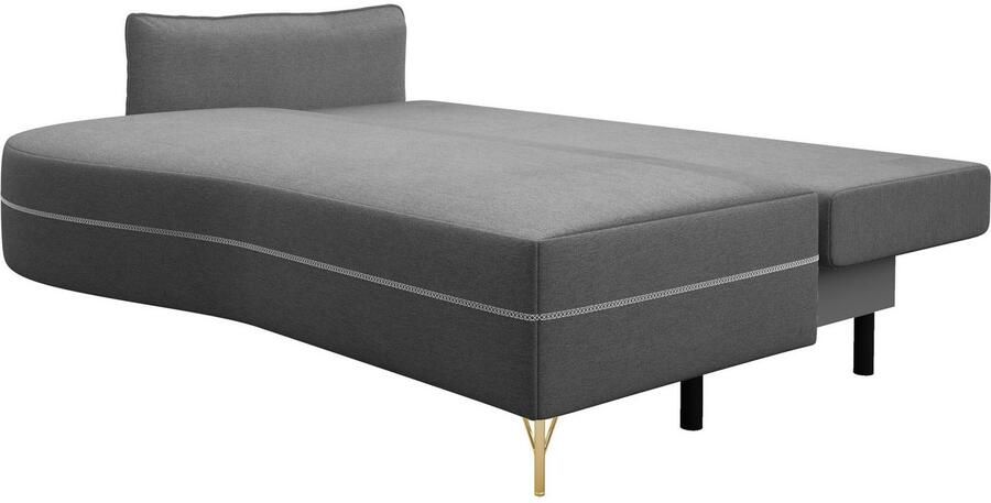 Exxpo sofa fashion Loungebank Ortis met geweldige contrastnaad solitair meubel comfortabel smalle armleuning - Foto 4