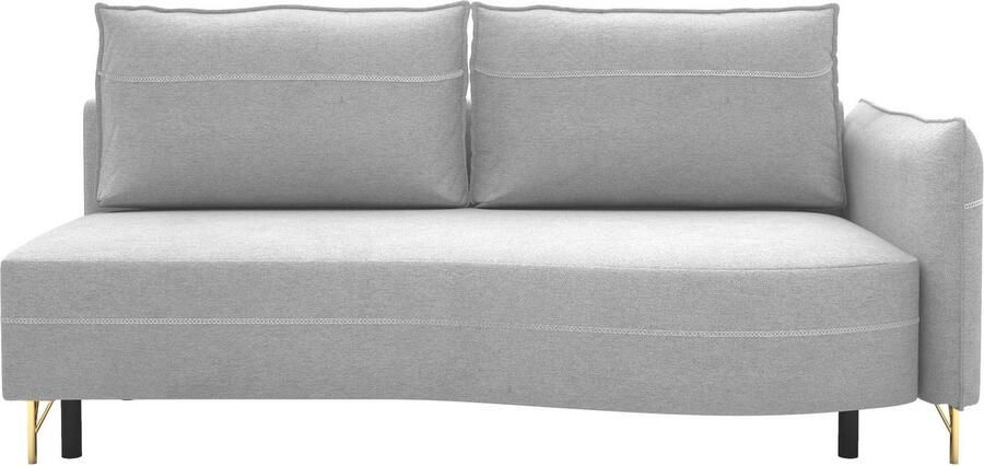 Exxpo sofa fashion Loungebank Ortis met geweldige contrastnaad solitair meubel comfortabel smalle armleuning - Foto 5