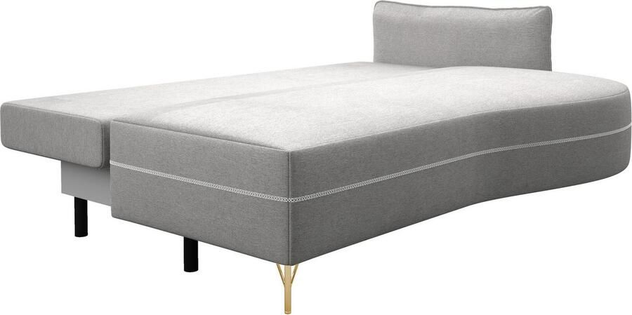 Exxpo sofa fashion Loungebank Ortis met geweldige contrastnaad solitair meubel comfortabel smalle armleuning - Foto 4