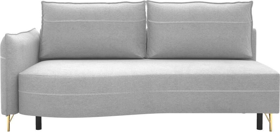 Exxpo sofa fashion Loungebank Ortis met geweldige contrastnaad solitair meubel comfortabel smalle armleuning - Foto 5