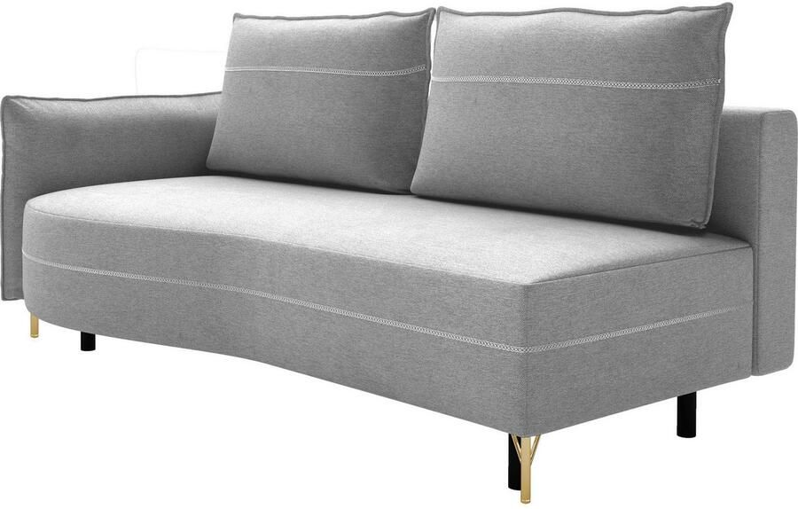 Exxpo sofa fashion Loungebank Ortis met geweldige contrastnaad solitair meubel comfortabel smalle armleuning - Foto 2