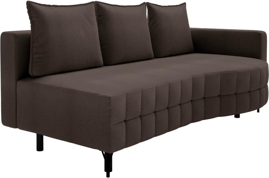 Exxpo sofa fashion Loungebank T wiggy slaapbank met bedfunctie en bedlade comfortabele bonellvering super zitcomfort elegante vormtaal - Foto 2