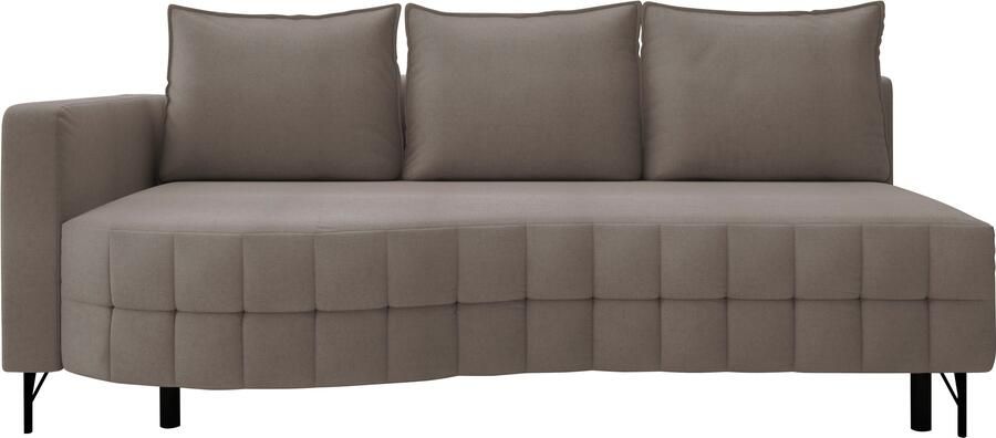 Exxpo sofa fashion Loungebank T wiggy slaapbank met bedfunctie en bedlade comfortabele bonellvering super zitcomfort elegante vormtaal - Foto 6